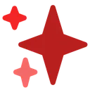 Emoji sparklesred