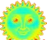 Emoji glowingsun