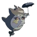 Emoji totoro_parapluie