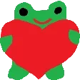 Emoji frogheart
