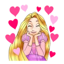 Emoji Raiponce_Love