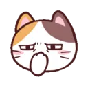 Emoji meong_disgust
