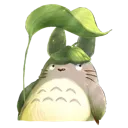Emoji totoro_feuille