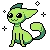 Emoji dd_greenaliencat