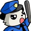 Emoji police_panda