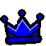 Emoji 2434darkbluecrown