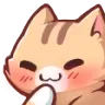 Emoji cat_flattered