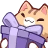 Emoji cat_gift