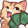 Emoji cat_money