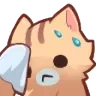 Emoji cat_sweat