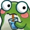 Emoji frog
