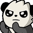 Emoji panda_fight2