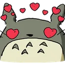 Emoji totoro_love