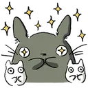 Emoji totoro_etoile