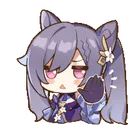 Emoji Keqing_stop