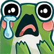 Emoji frogcry