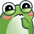 Emoji frogthink