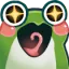 Emoji froggiestarstruk