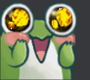 Emoji arsonfrog