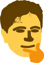 Emoji thinkingkappa