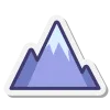 Emoji Montagne