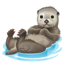 Emoji otter_1f9a6