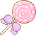 Emoji 4898pinklollipoppurplebow