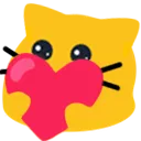Emoji BlobCatHeart1