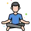 Emoji icons8meditation64