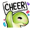 Emoji nessie_cheer