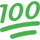 Emoji 100_green