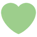 Emoji 4042_pastel_green_heart