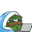 Emoji 3907pepecryingcloselaptop