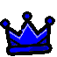 Emoji 2434darkbluecrown