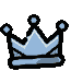 Emoji 4353lightbluecrown