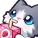 Emoji cat_slurp