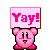 Emoji KirbySignYay