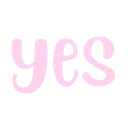 Emoji 8744_pink_yes