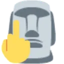 Emoji MoaiFuckYou