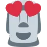 Emoji MoaiHeart