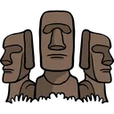 Emoji moai