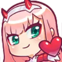 Emoji zero_two_love