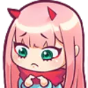 Emoji zero_two_shy