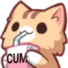 Emoji cumcat