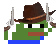 Emoji pepecowboy