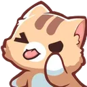 Emoji nekocat_tongue