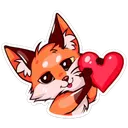 Emoji renard_Love