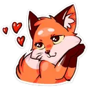 Emoji renard_Love2