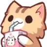 Emoji Cat_drink