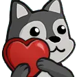 Emoji 5179wolfloveCopie